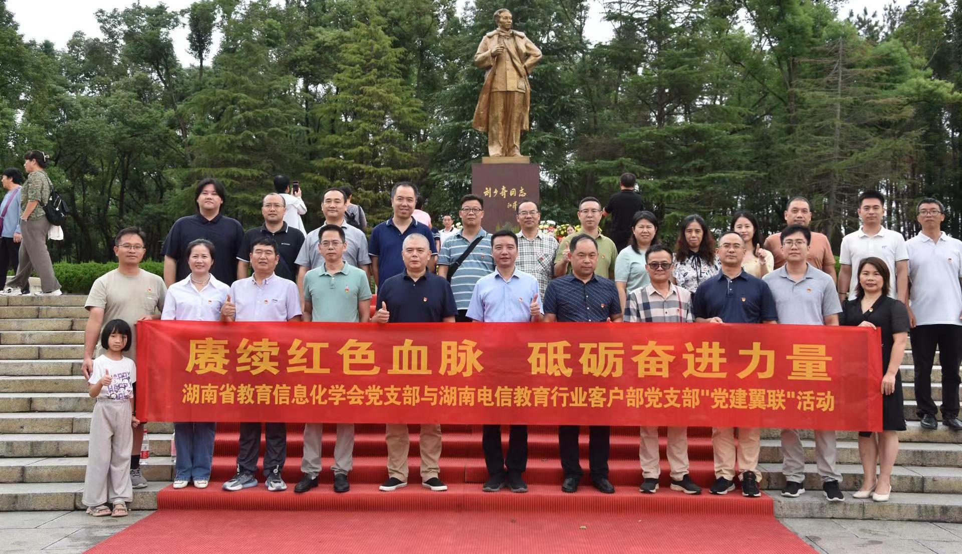 湖南省教育信息化学会党支部开展主题党日活动